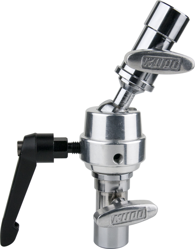 Kupo KCP-412 5/8"""" Swivel Super Grip Double Baby Receiver