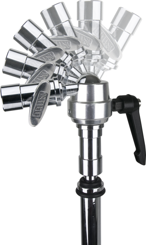 Kupo KCP-412 5/8"""" Swivel Super Grip Double Baby Receiver - 4