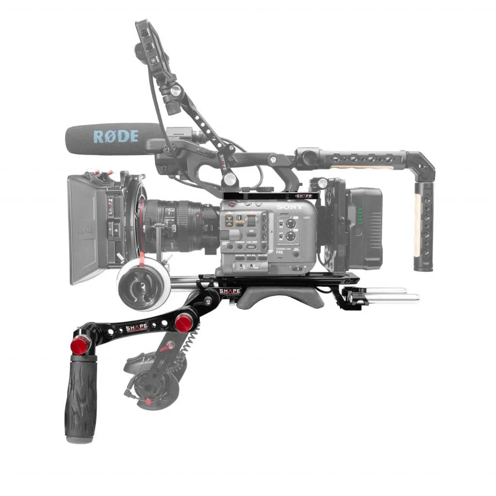 SHAPE Sony FX6 baseplate and top plate with handle – för filmskapare