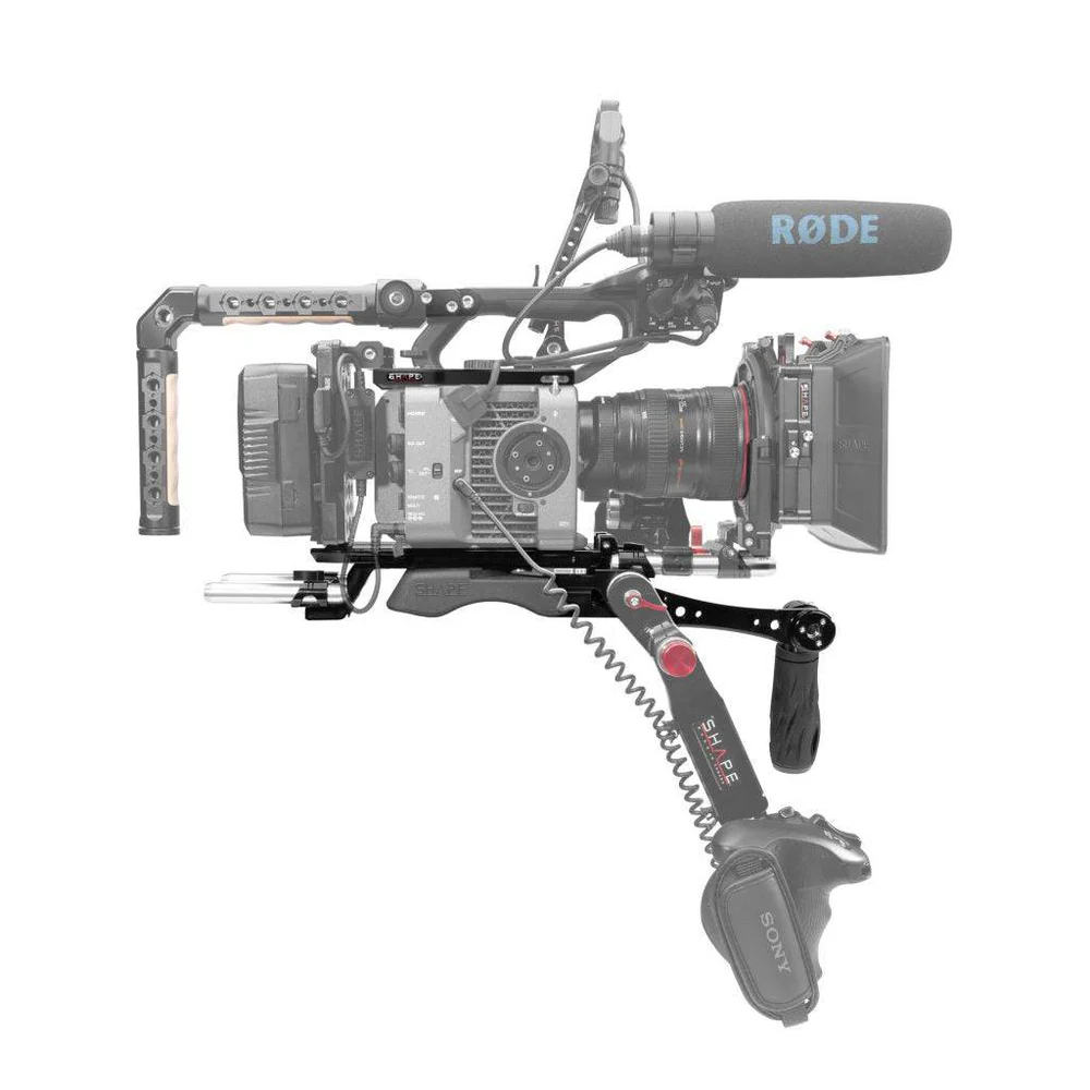SHAPE Sony FX6 baseplate and top plate with handle – för filmskapare - 2