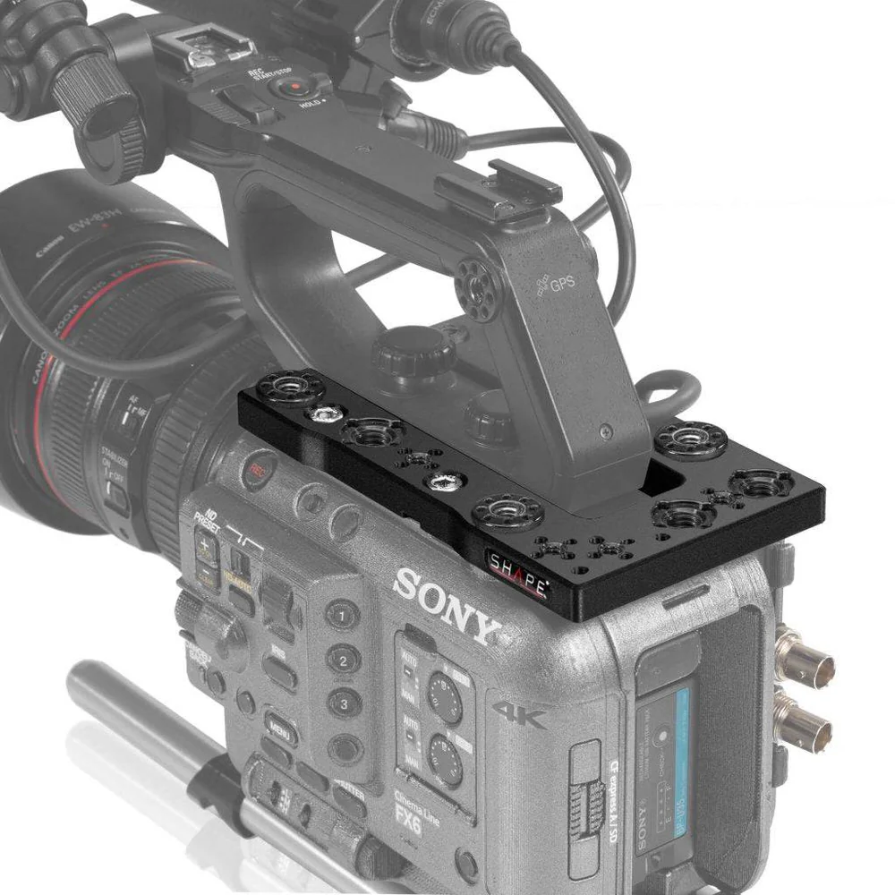 SHAPE Sony FX6 baseplate and top plate with handle – för filmskapare - 13
