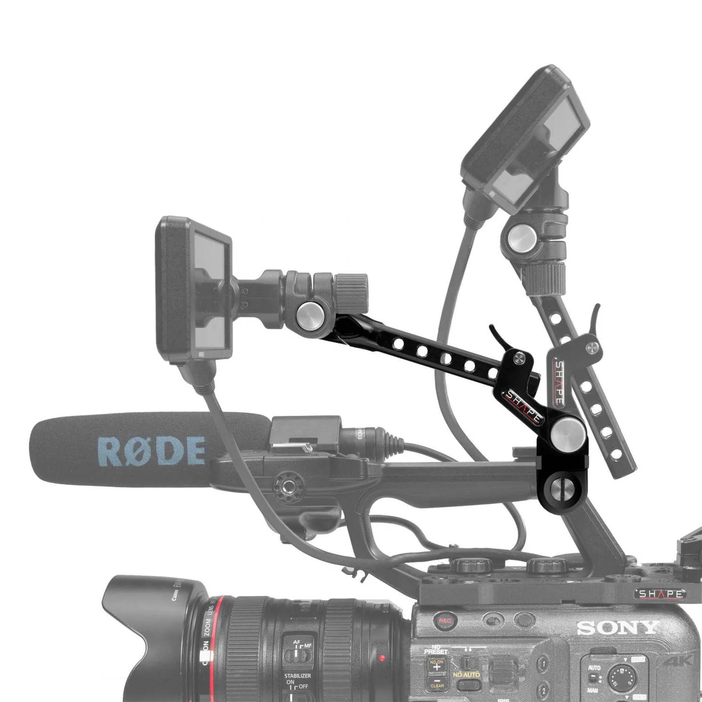 SHAPE Sony FX6 baseplate and top plate with handle – för filmskapare - 21