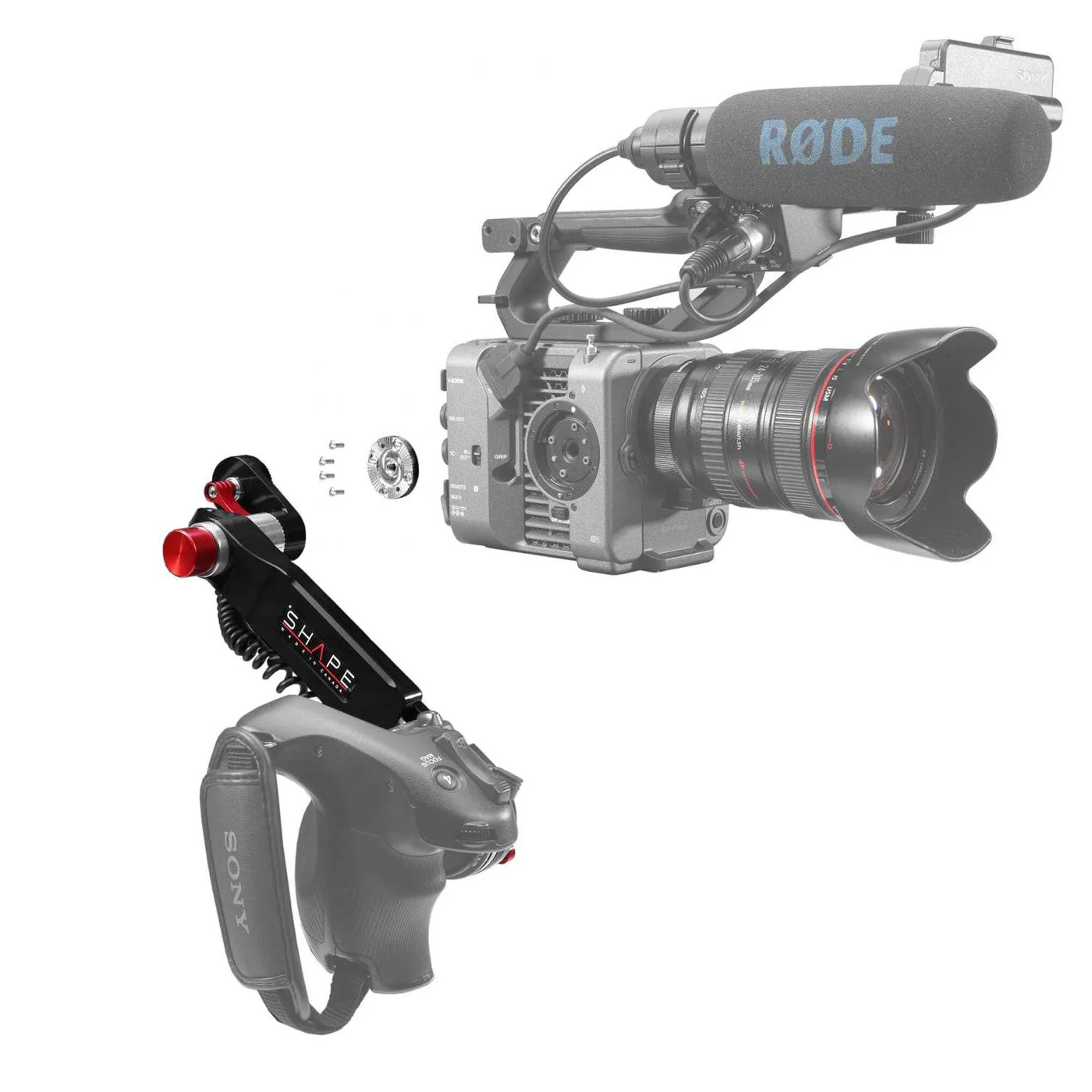 SHAPE Sony FX6 remote extension handle and cable - 3
