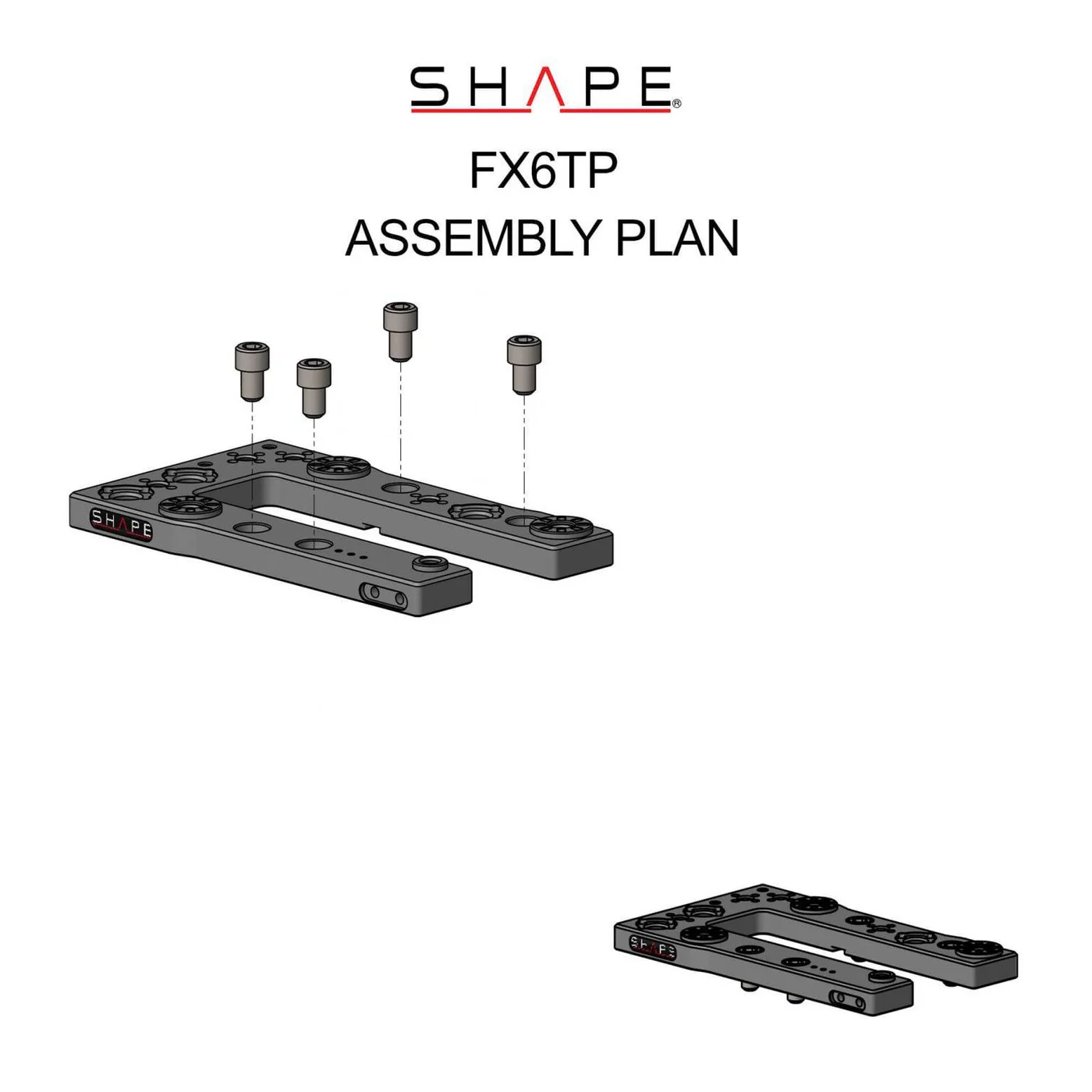 SHAPE Sony FX6 top plate - 5