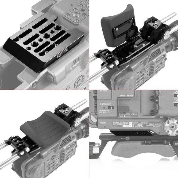 SHAPE Sony FX9 Kamera Cage Baseplate with Handle - 5