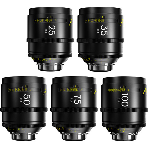 DZOFILM Arles 25/35/50/75/100mm FF/VV Prime Cine Lens Kit PL