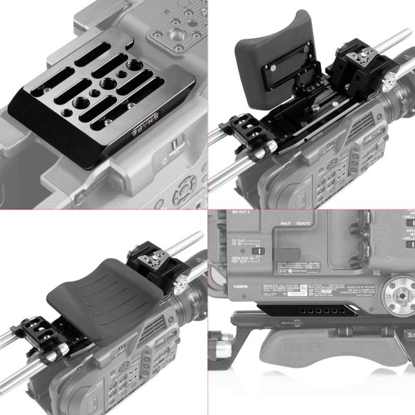 SHAPE Sony FX9 V-Lock Quick Release Baseplate - 6