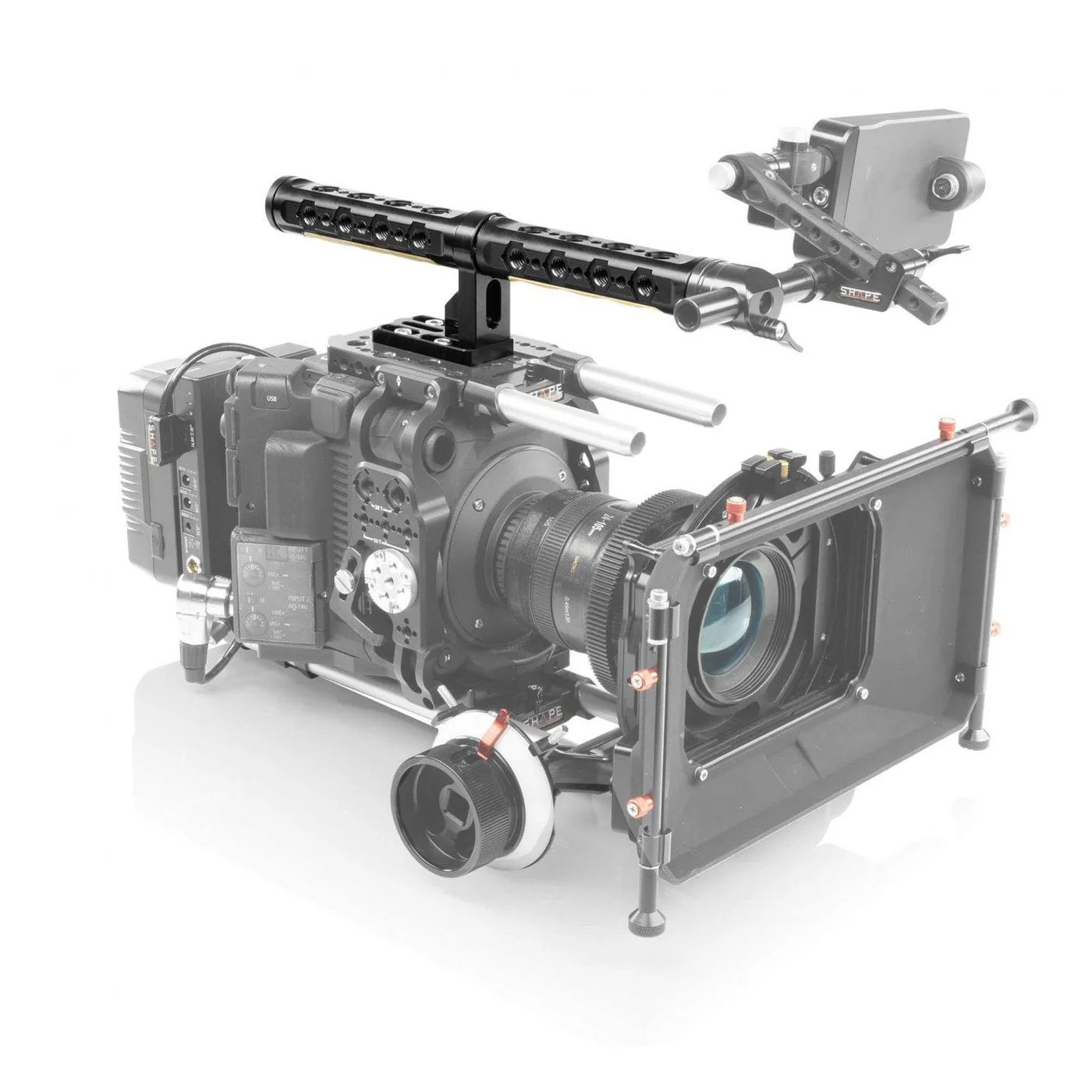 SHAPE T-Shaped Pro Top Handle with ARRI-Style Accessory Threads - 3