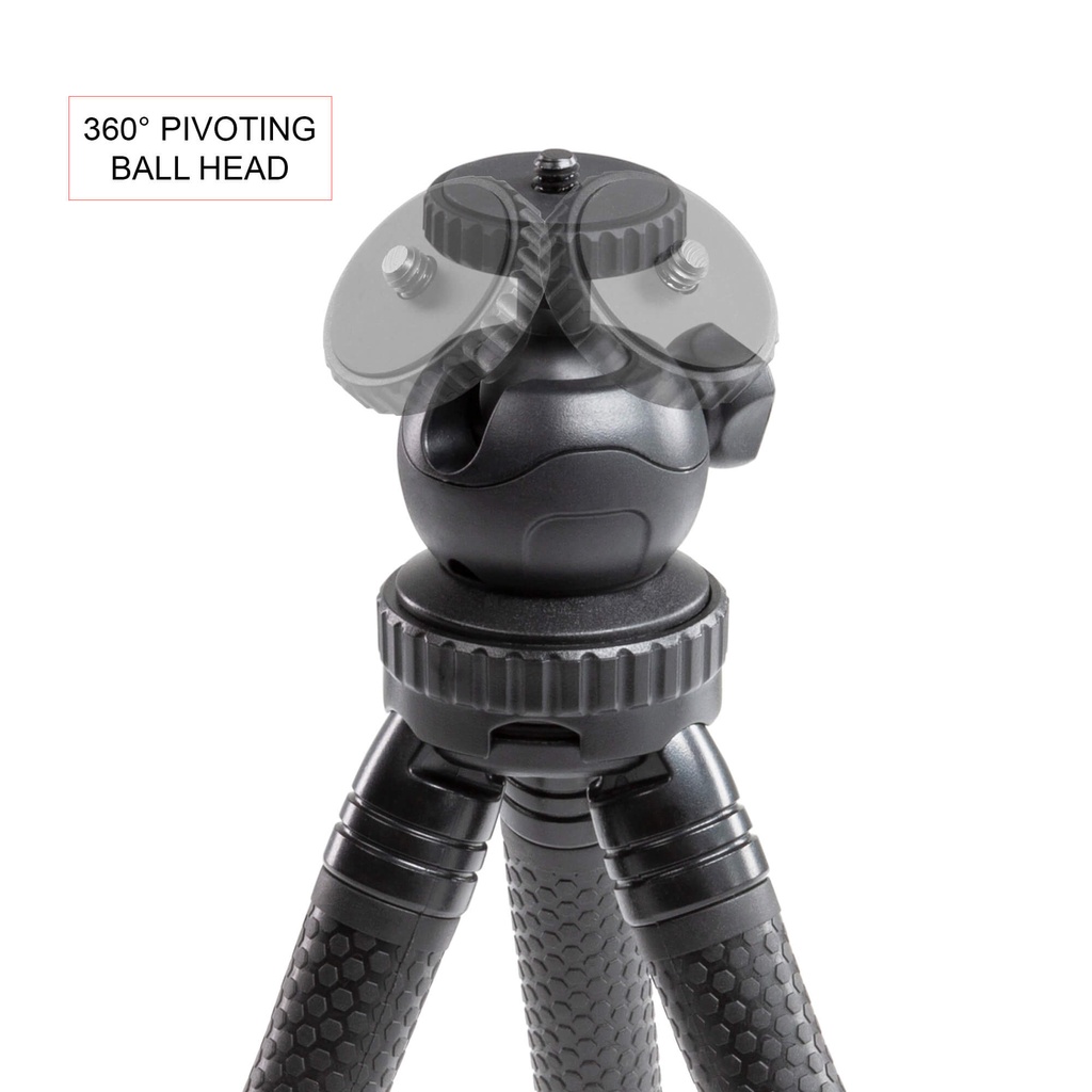 SHAPE Tablet Aluminum Mount and Tripod Flexible Grip with Ball Head – för filmskapare - 5