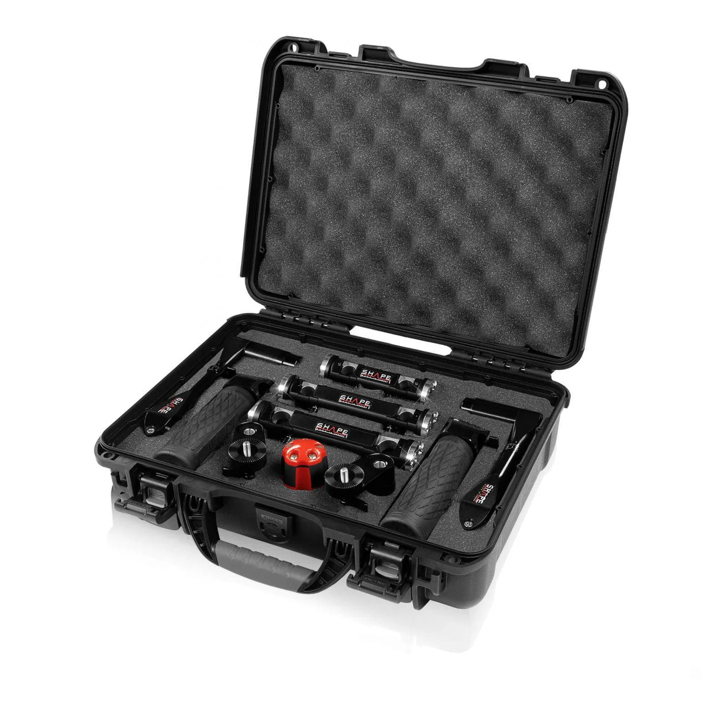 SHAPE Telescopic Black Handle Arri Rosette Cuffs Kit