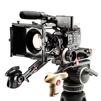 SHAPE Telescopic Wooden Handle Single left Arri Rosette
