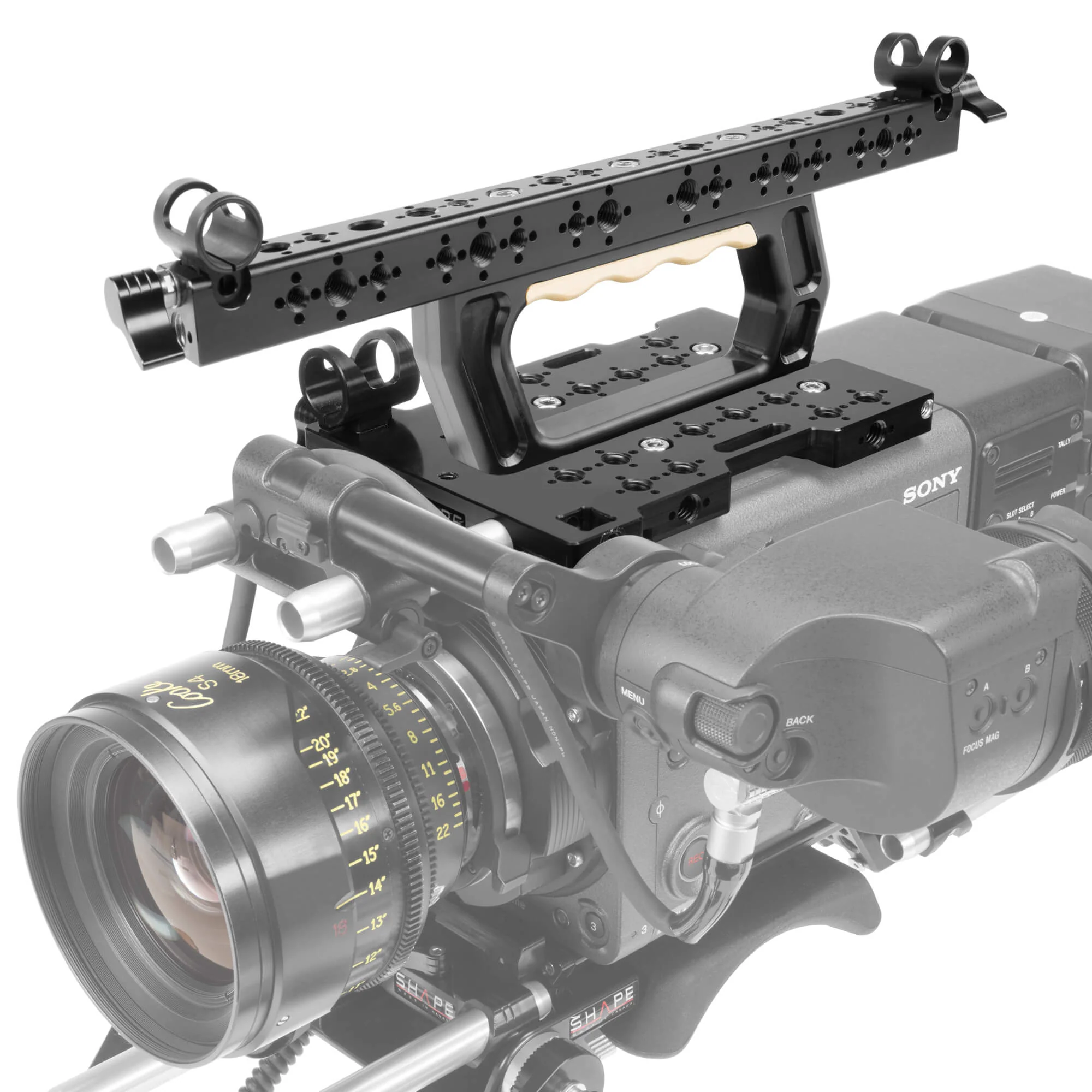 SHAPE Top Handgrip and Top Plate for Sony Venice with 15mm LW Front Rod Clamp - 2