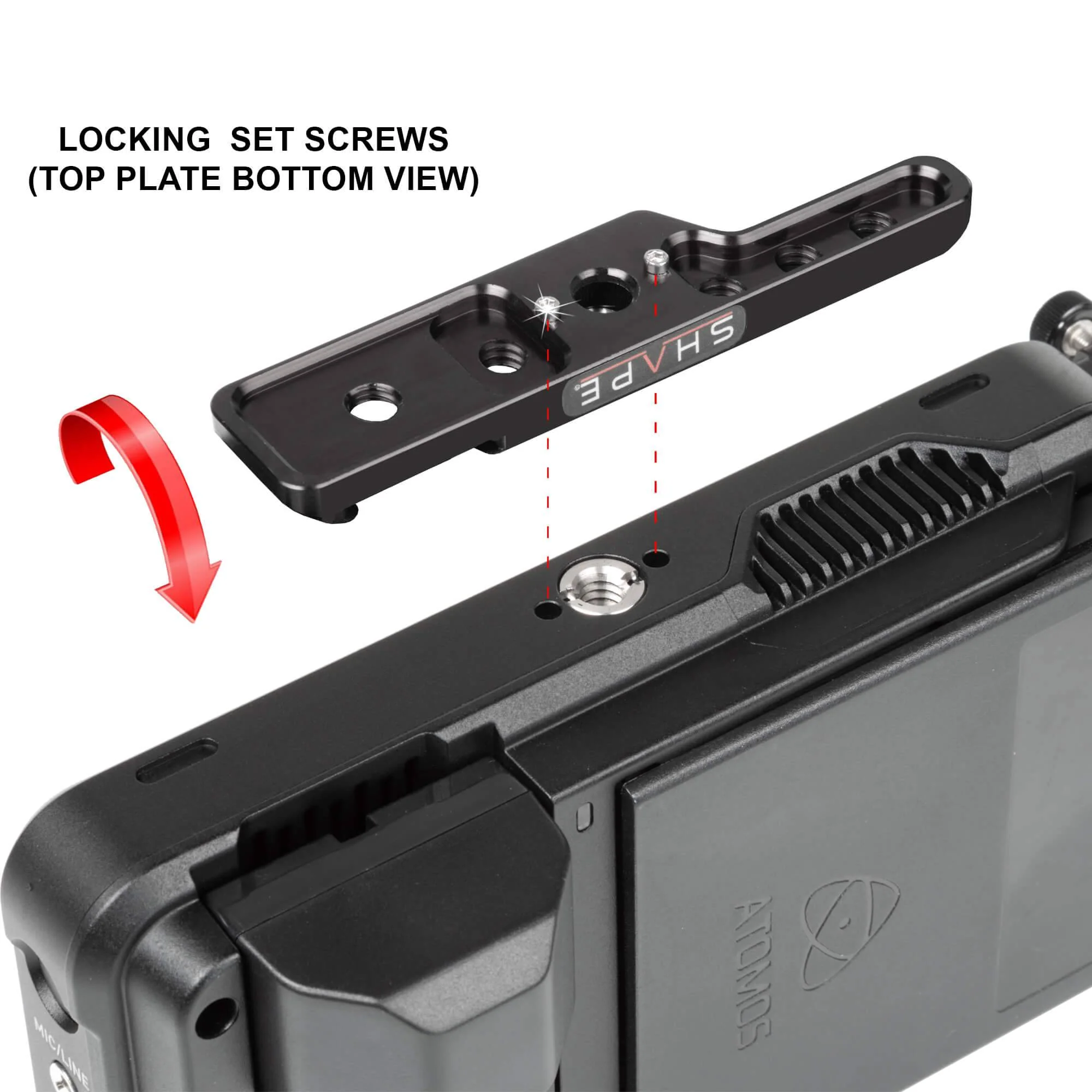 SHAPE Top Plate for Atomos Ninja - 6