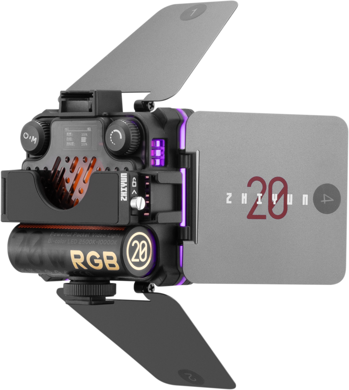 Zhiyun LED Fiveray M20C (RGB) Combo Pocket Light - 9