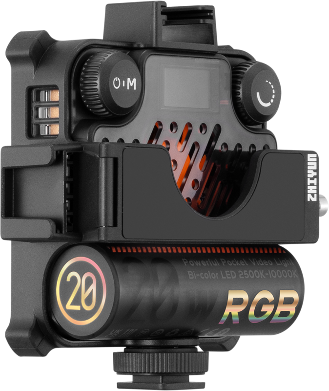 Zhiyun LED Fiveray M20C (RGB) Combo Pocket Light - 10