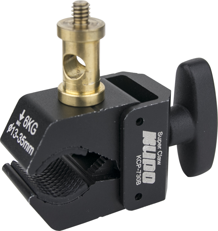 Kupo KS-014R Round Stud with 3/8"""" -16 Male and 1/4-20 Male - 2