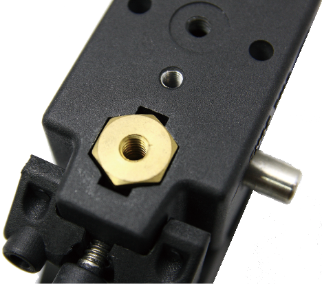 Kupo KS-015 Hex Stud with 3/8"""" -16 Female and 1/4"""" -20 Female - 2