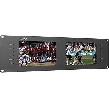 Lilliput RM-7028S Dual 7" 3U 3G-SDI Rackmount 