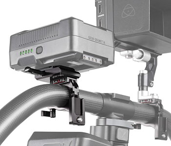 SHAPE V-MOUNT BATTERY DOCK CLAMP FOR 25MM GIMBAL HANDLEBAR