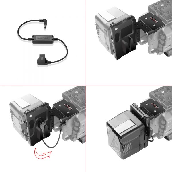 SHAPE V-Mount Battery Plate for Sony FX9 - 4