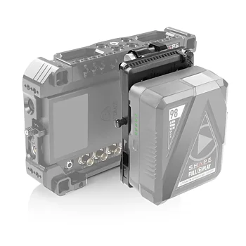SHAPE Pivoting Battery Plate for Shogun 7 Monitor Cage (V-Mount)