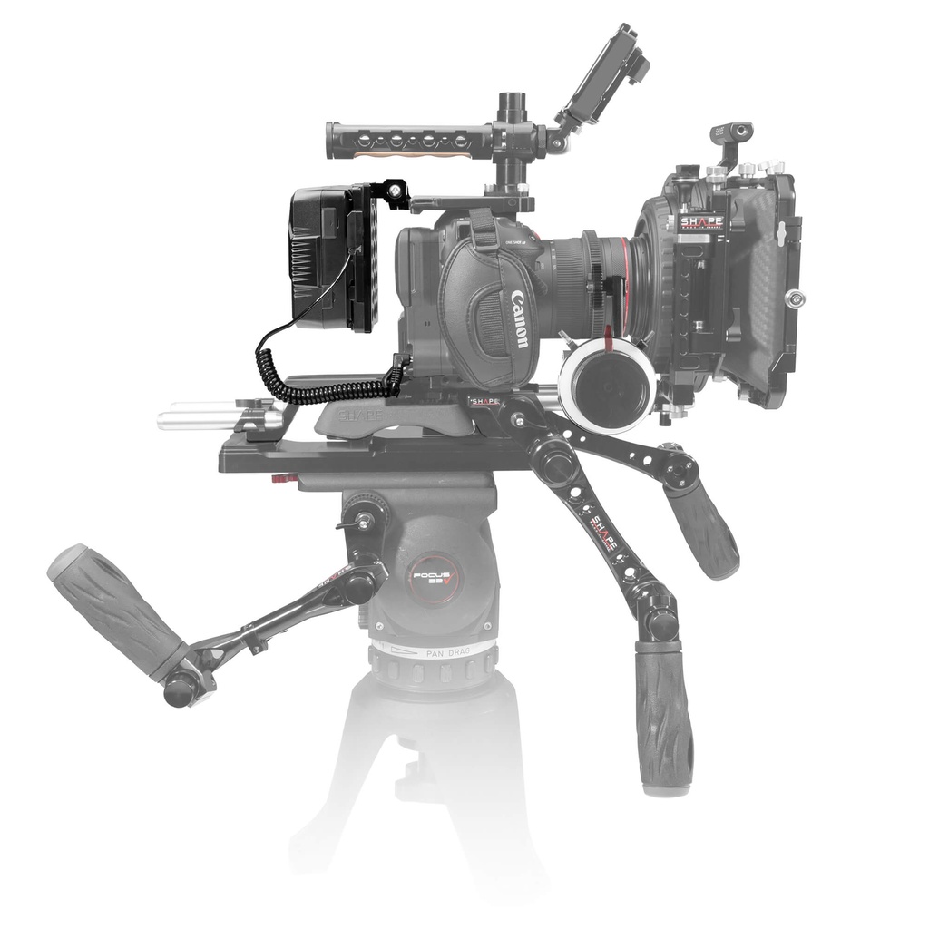 SHAPE V-mount pivoting battery plate for Canon C70 – för filmskapare - 4