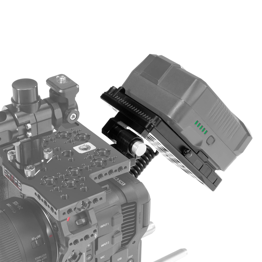 SHAPE V-mount pivoting battery plate for Canon C70 – för filmskapare - 3