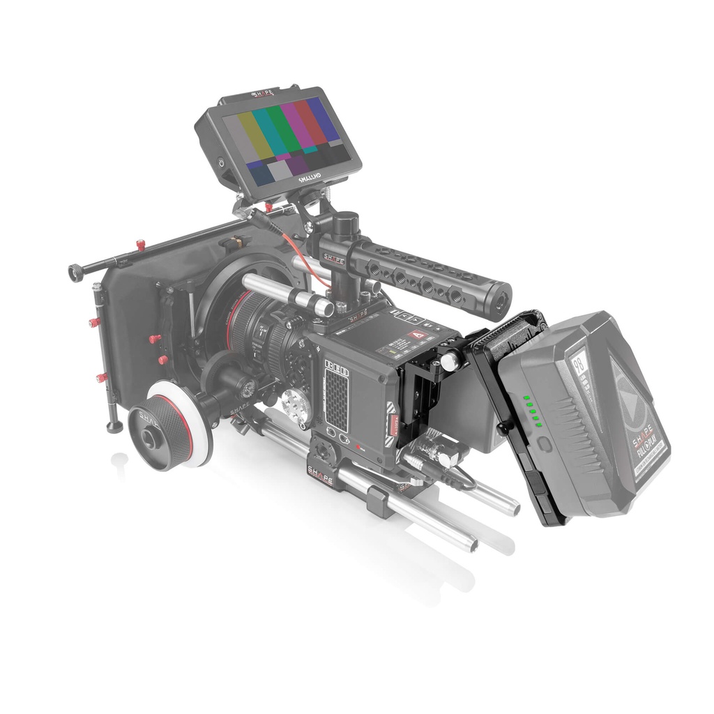 SHAPE V-mount pivoting battery plate for RED Komodo – för filmskapare - 2
