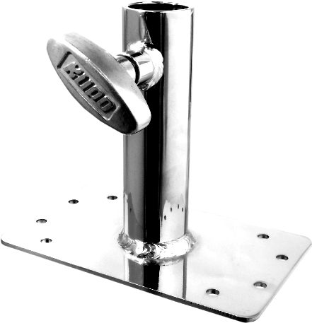 Kupo KS-048 Junior Wall Plate with Junior 1-1/8in (28mm) Receiver