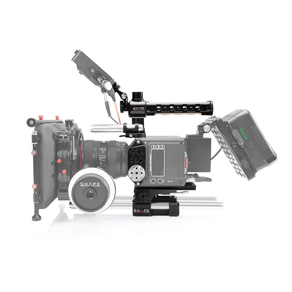SHAPE full camera cage with 15 mm LW rod system for RED Komodo - 4