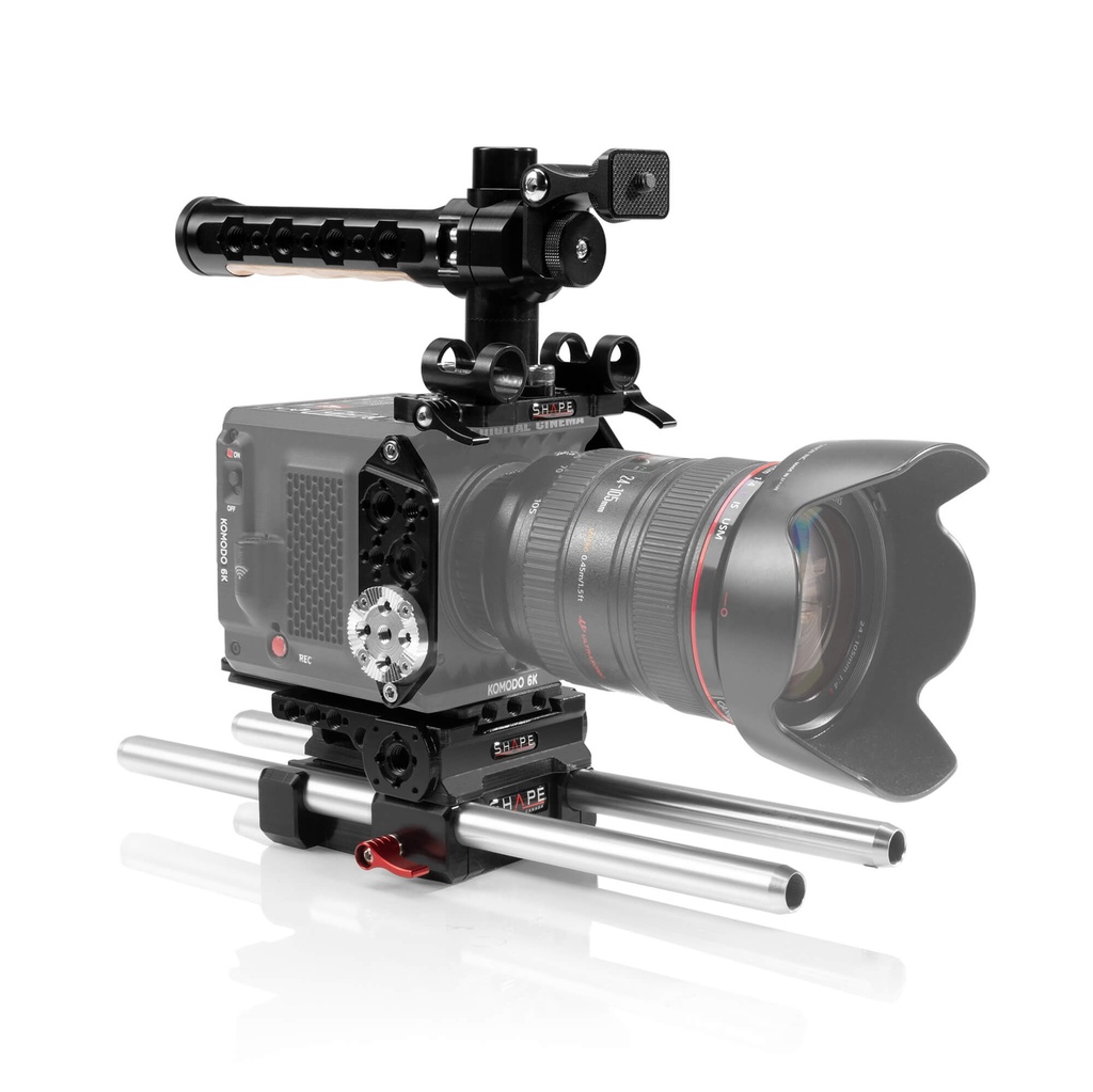 SHAPE full camera cage with 15 mm LW rod system for RED Komodo - 2