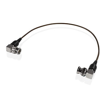 SHAPE skinny 90-degree BNC cable 12 " black