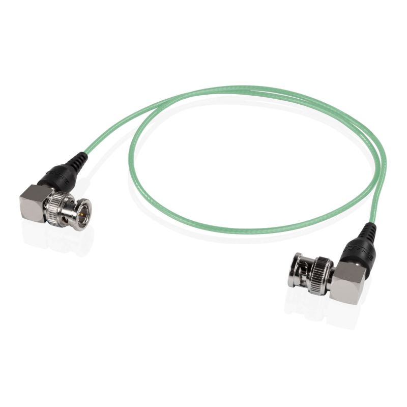 SHAPE skinny 90-degree BNC cable 24" green – för filmskapare