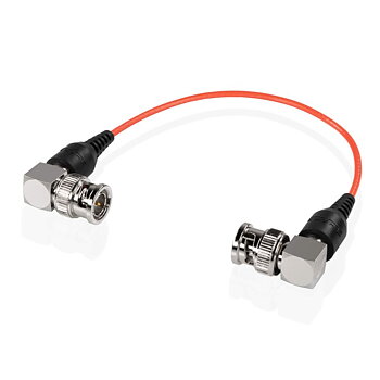 SHAPE skinny 90-degree BNC cable 6" red