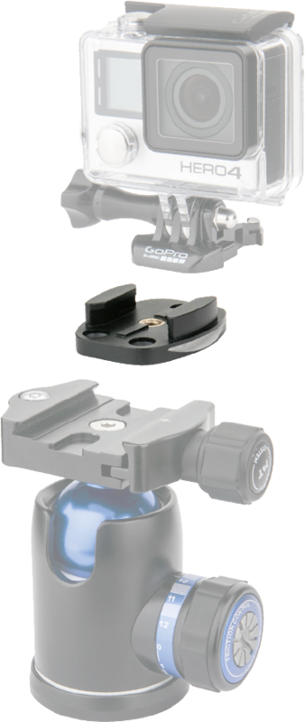 Kupo KS-065 Metal Quick Release GoPro Tripod Mount - 3