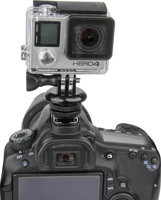 Kupo KS-134 GoPro Tripod Mount with Hot Shoe Adapter - 2