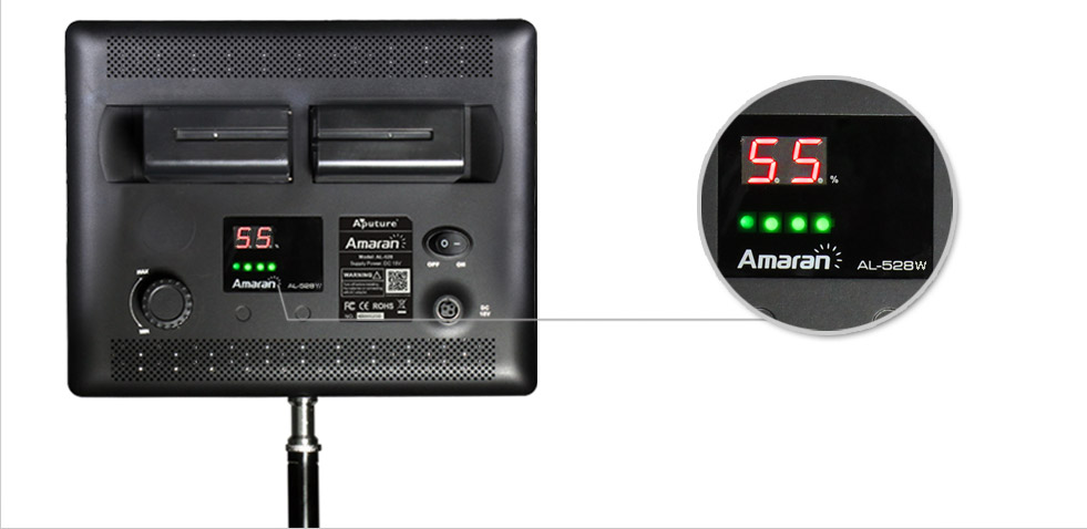 Led Panel Videolys Al-528w Aputure - 2
