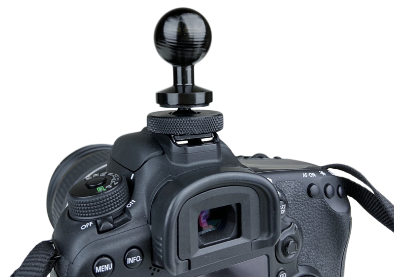 Kupo KS-407 Super Knuckle Ball With Cold Shoe Adapter - 3