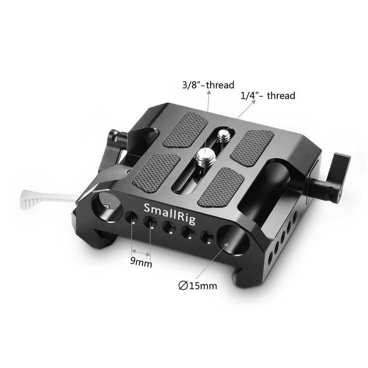 SmallRig Baseplate (Arri Style) with Dual 15mm Rod Clamp 1642 - 4