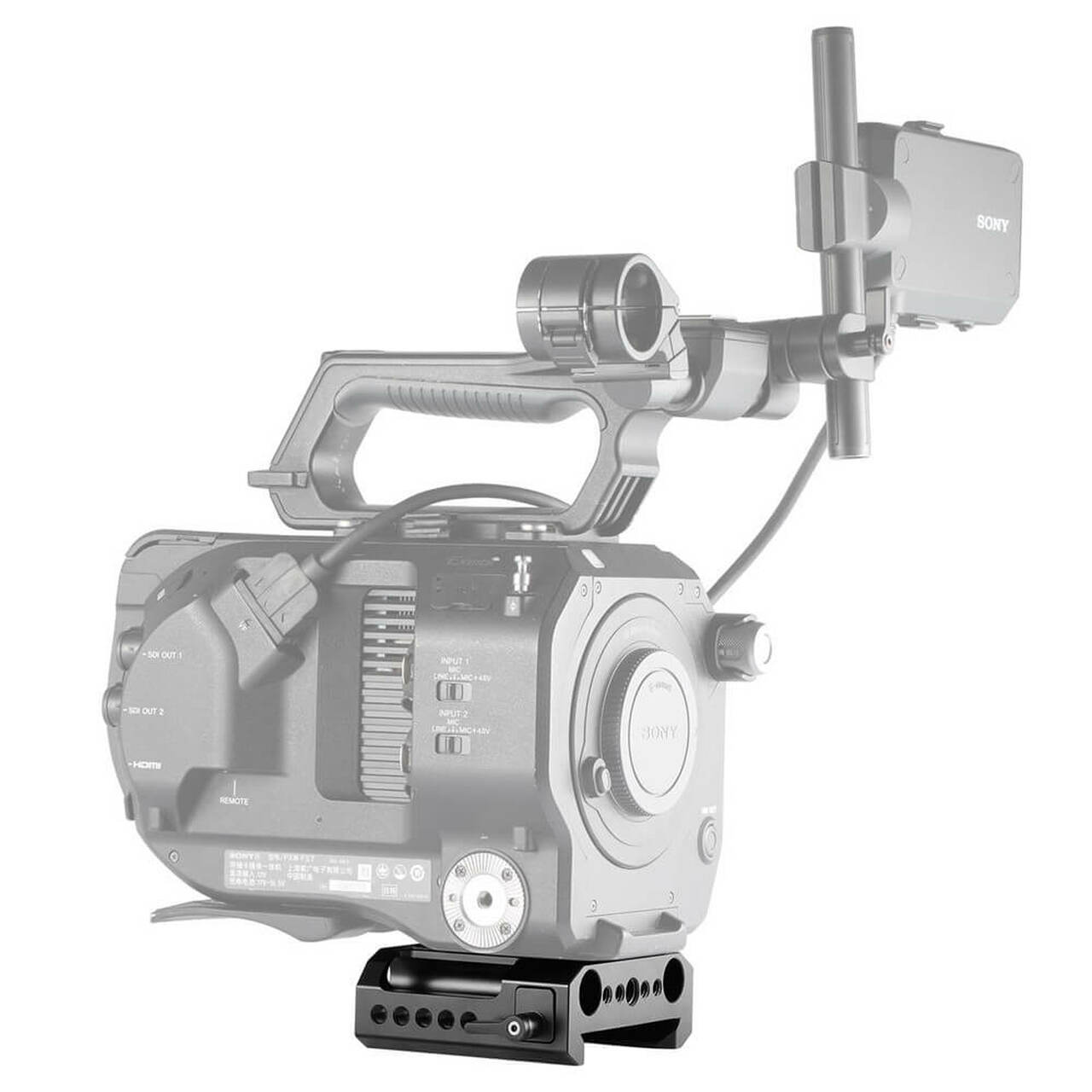 SmallRig Baseplate (Arri Style) with Dual 15mm Rod Clamp 1642 - 6