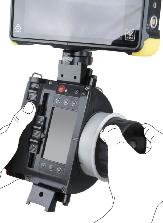 Kupo KS-704 Arri Monitor Bracket for WCU-4 - 2