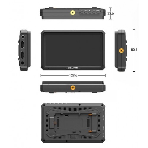 Lilliput A5 4k monitor 5" - 5