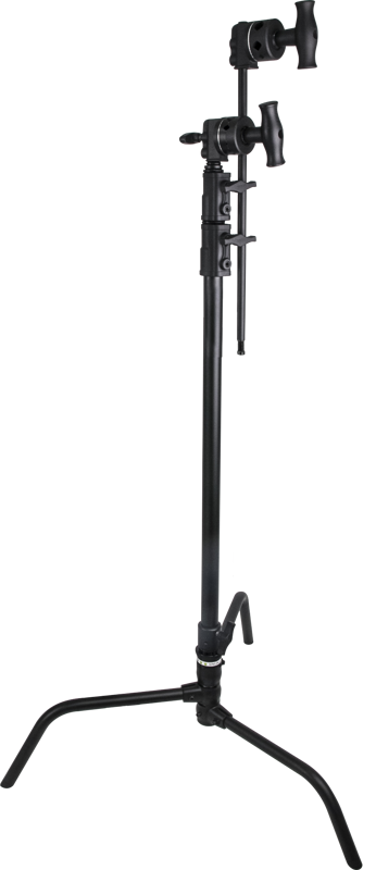Kupo CT-20MKB 20""""C stand w/ Turtle Base Kit - Black – för filmskapare