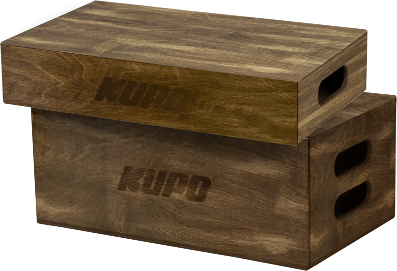Kupo KAB-048BST  Brown Stained Apple Box Set – för filmskapare