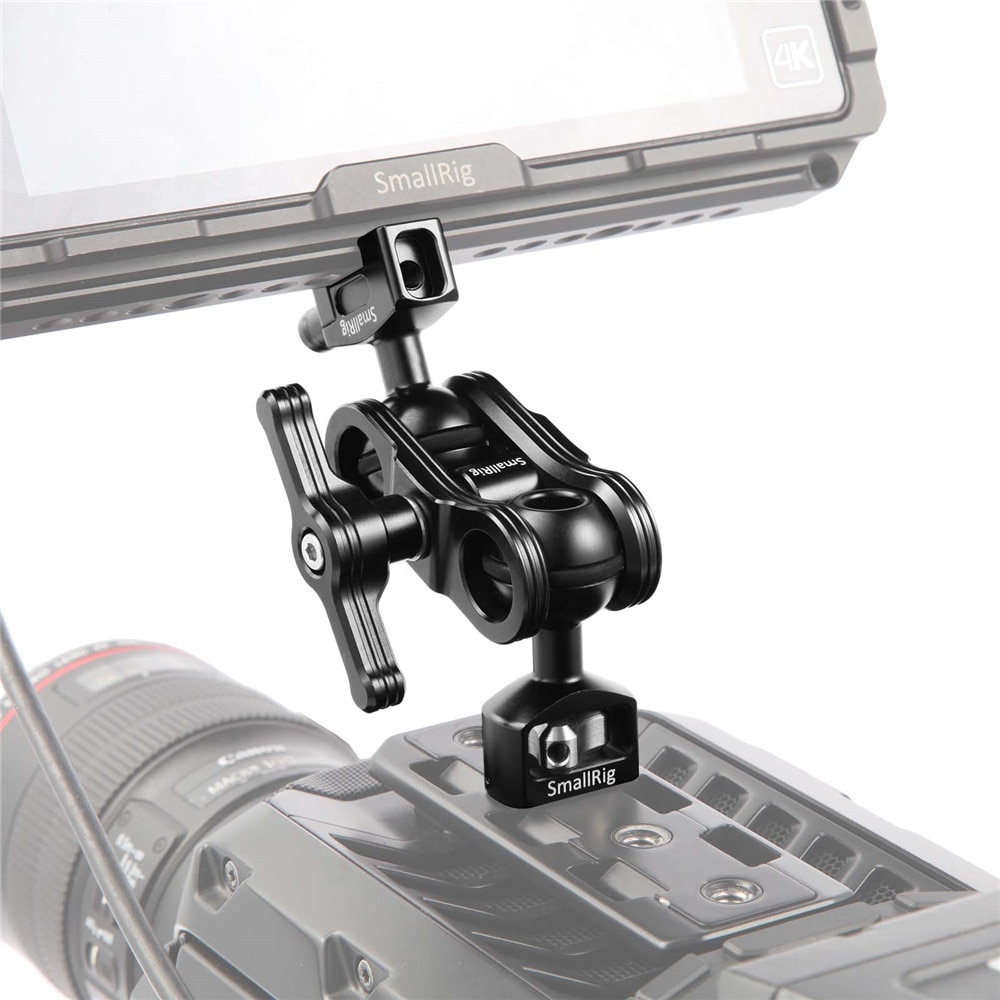 SmallRig Articulating Arm with Screw Ballhead and NATO Clamp Ballhead 2071 - 6