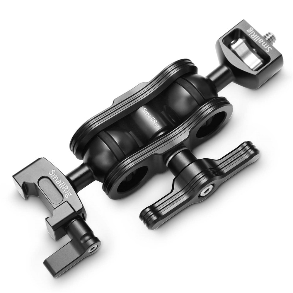 SmallRig Articulating Arm with Screw Ballhead and NATO Clamp Ballhead 2071 - 5