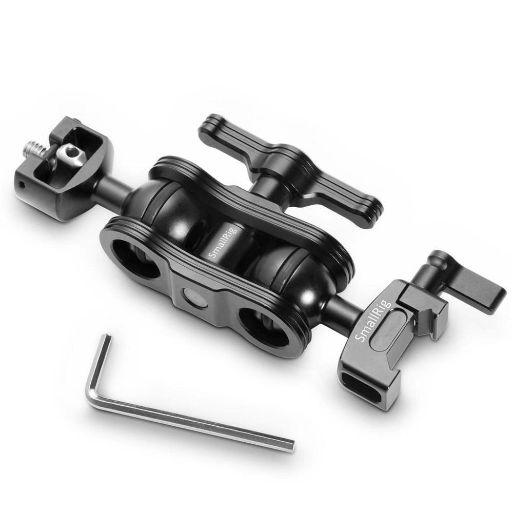 SmallRig Articulating Arm with Screw Ballhead and NATO Clamp Ballhead 2071 - 4