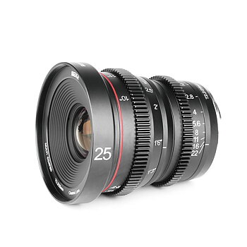 MEIKE 25mm T2.2 Manual Focus Cinema Prime Lins (MFT Mount) 