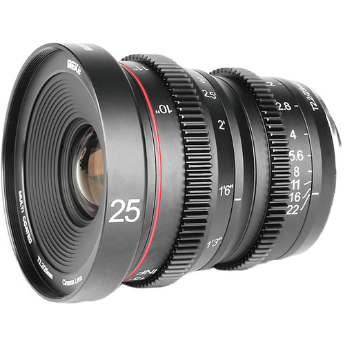 MEIKE 25mm T2.2 Manual Focus Cinema Prime Lins (MFT Mount) – för filmskapare - 4