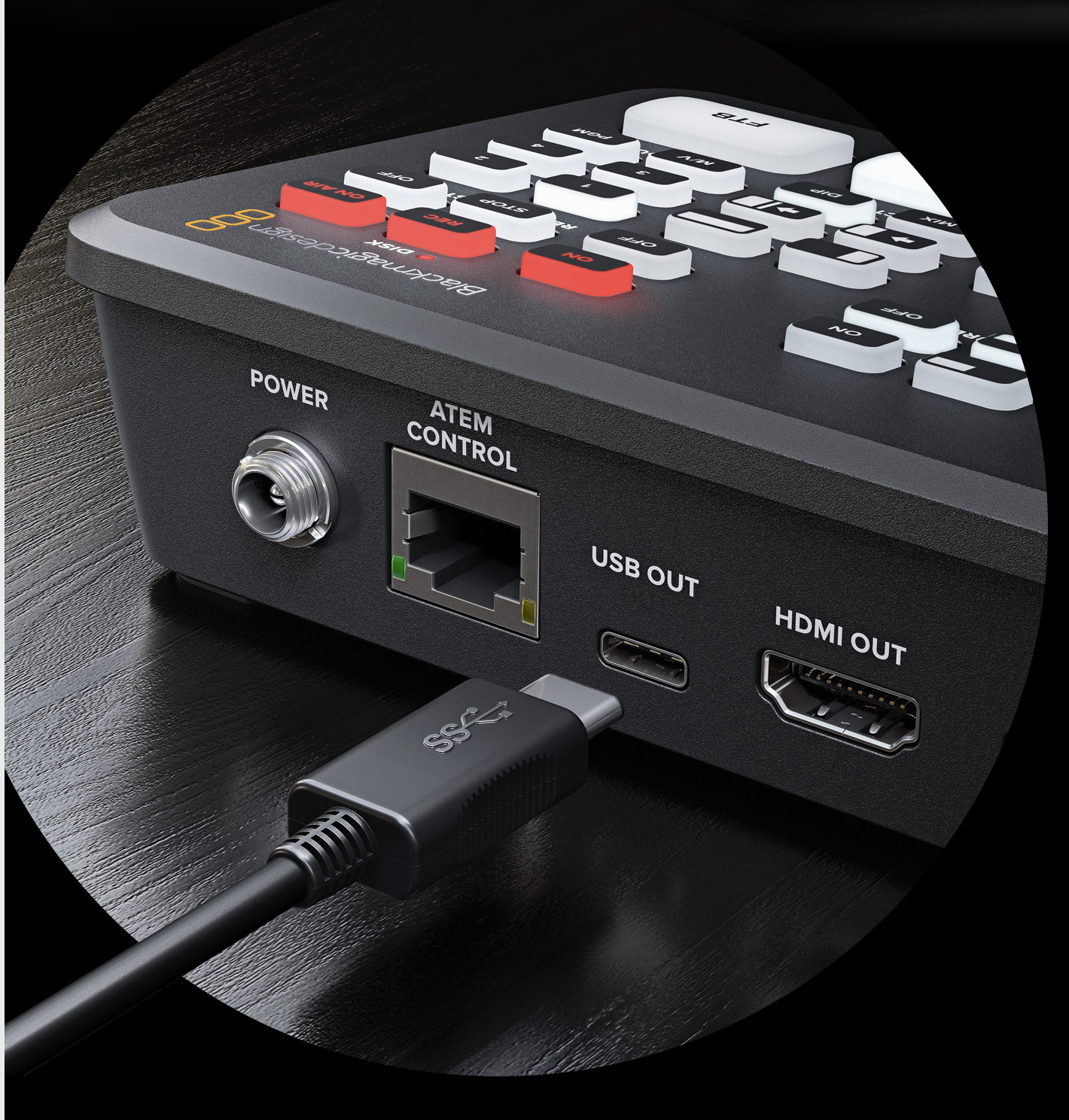 Blackmagic Design Atem Mini Pro Live Stream Switcher Recorder - 5
